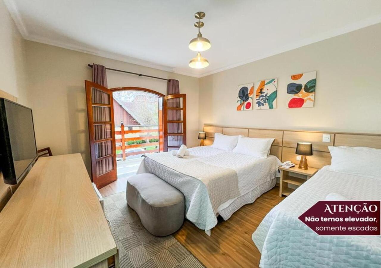 Hotel Euro Suite Campos Do Jordao By Nacional Inn - A 800 Metros Da Vila Capivari Exteriör bild